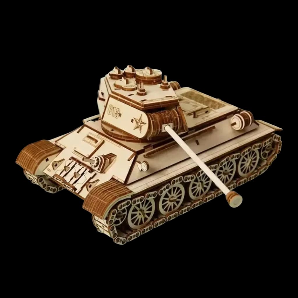 Drevená stavebnica Tank