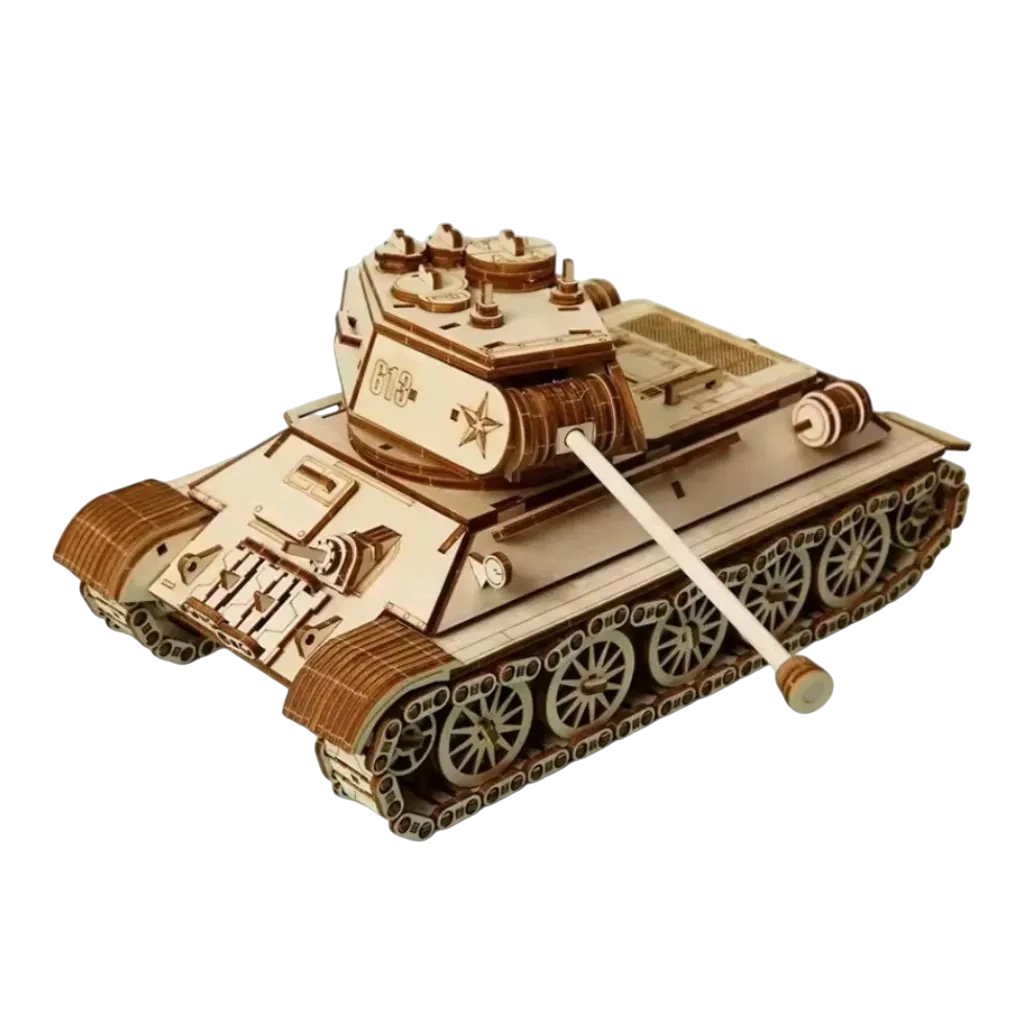 Drevená stavebnica Tank